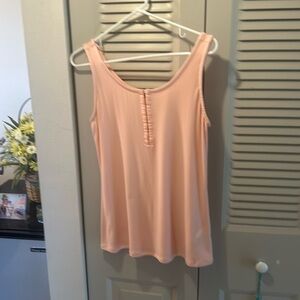 Torrid Pink Shell With 7 Front Closers .Never Worn.  Size 1.